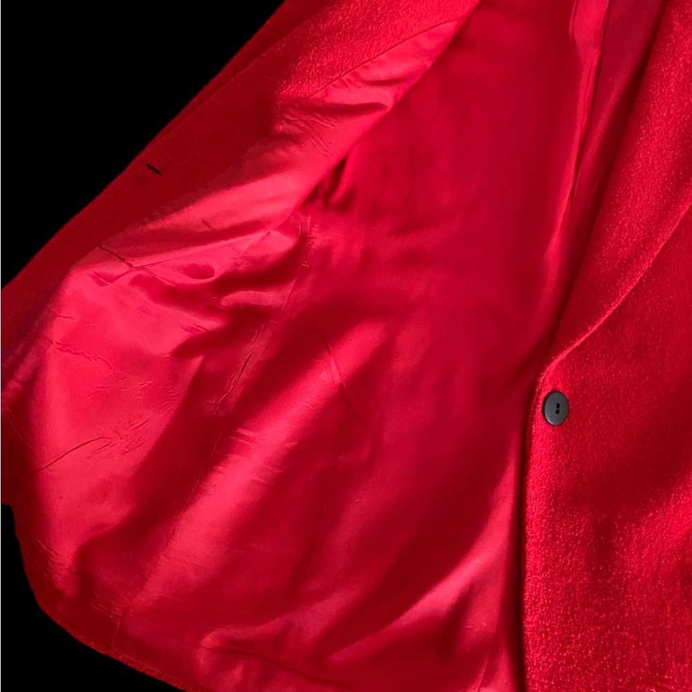 Limited Red Wool Blazer